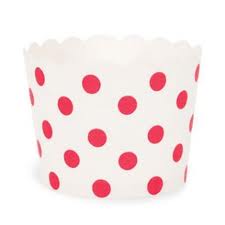 Paper Eskimo Red Spots Baking Cups